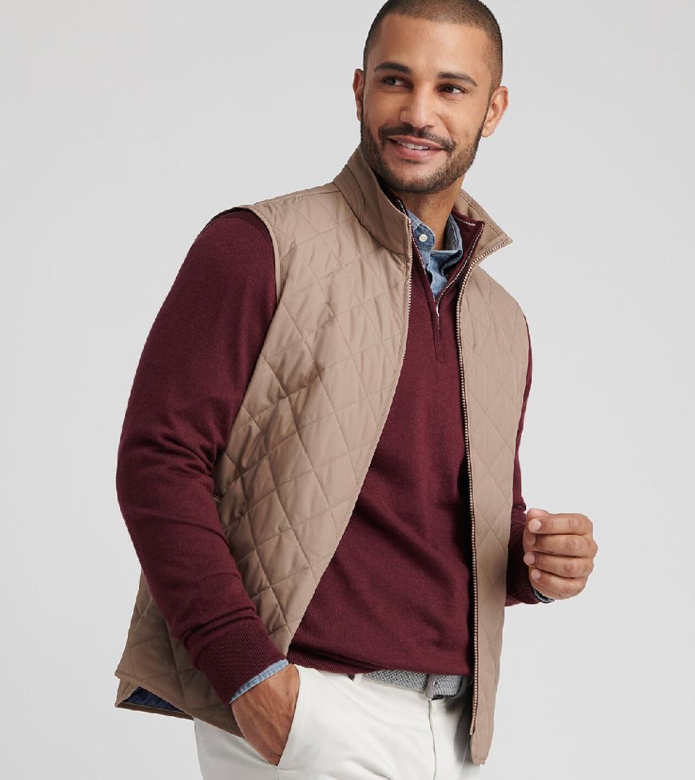 Peter Millar Essex Vest POPLAR BROWN