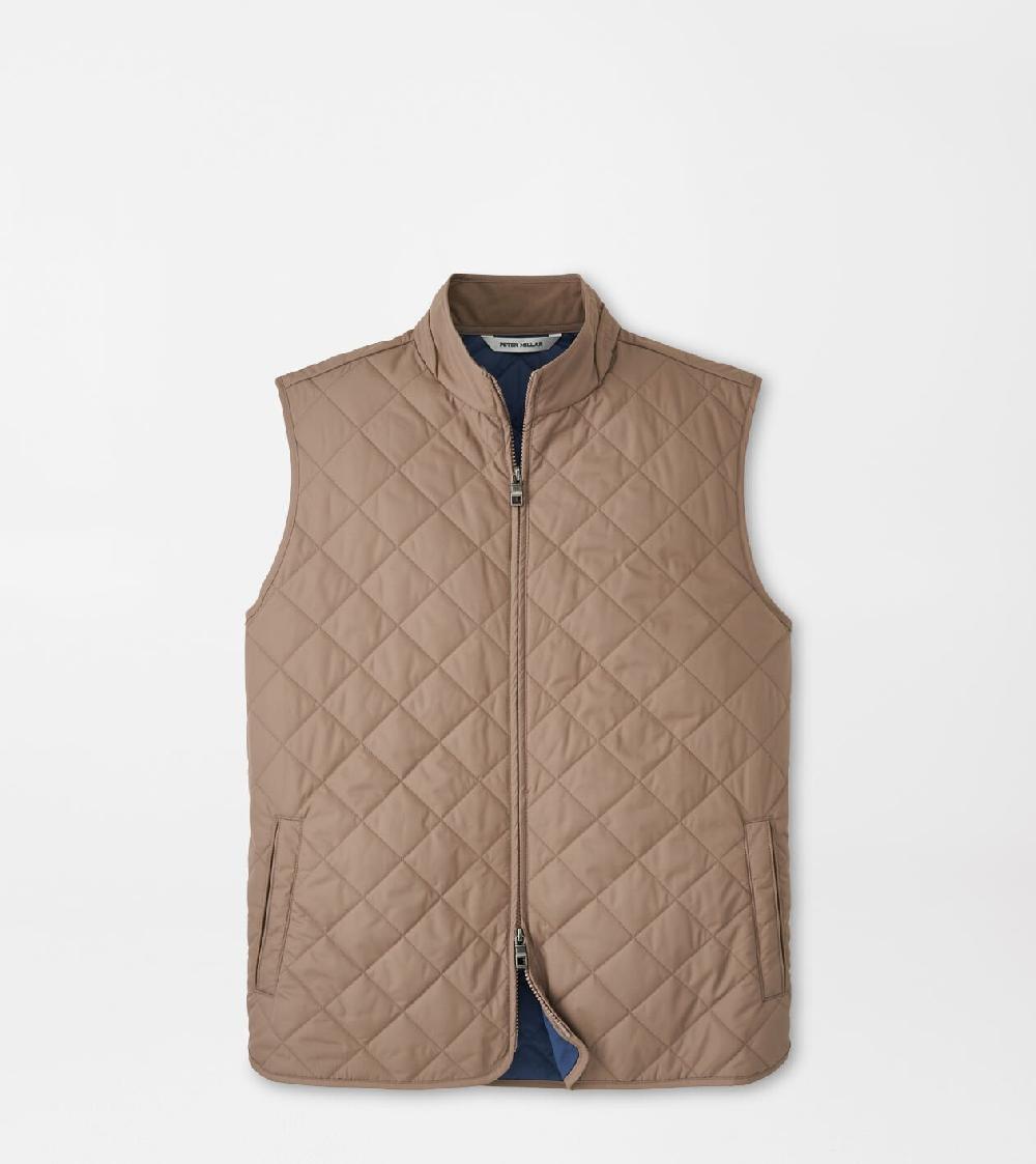 peter millar Essex Vest POPLAR BROWN