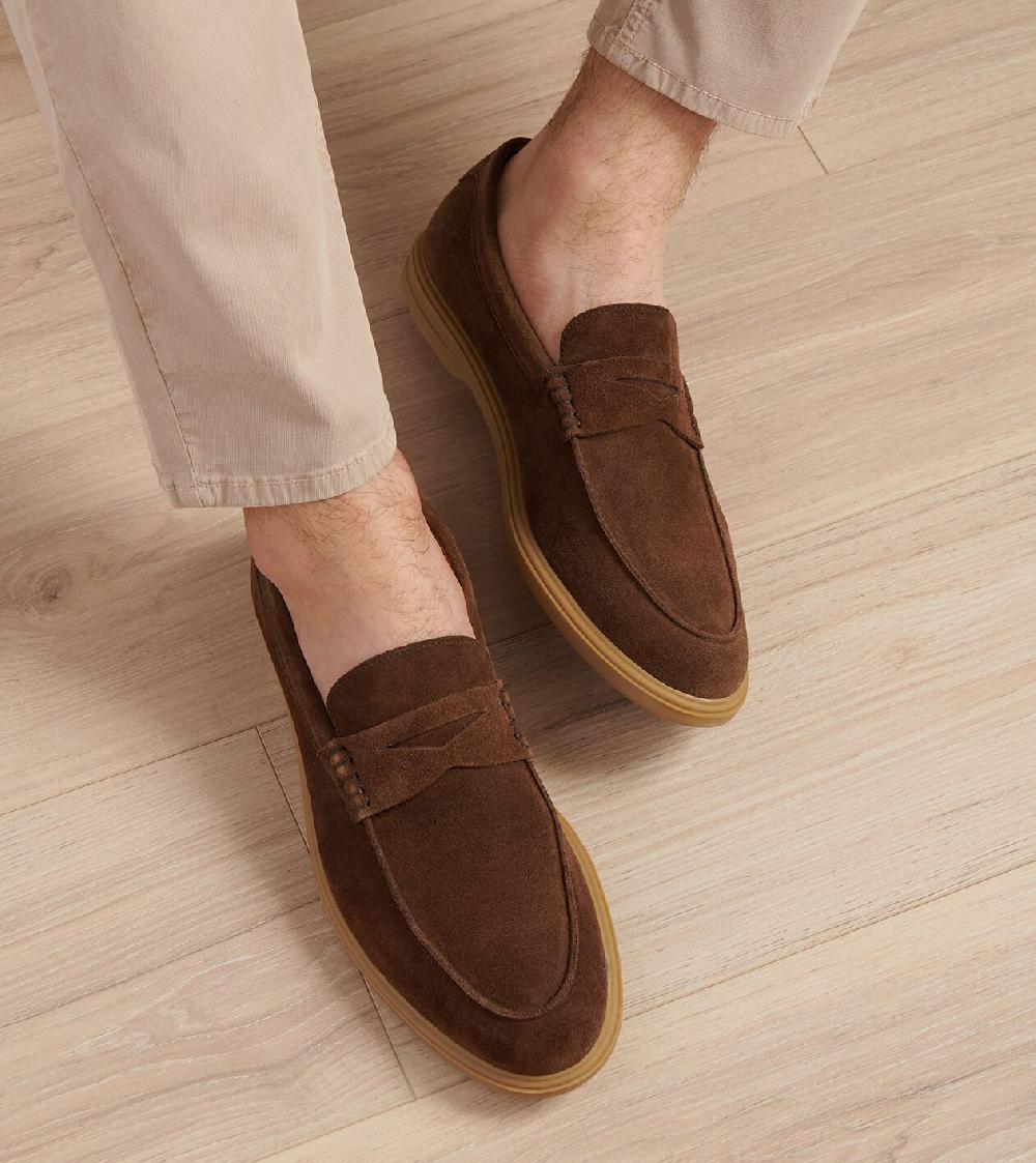 Peter Millar Excursionist Penny Loafer WALNUT