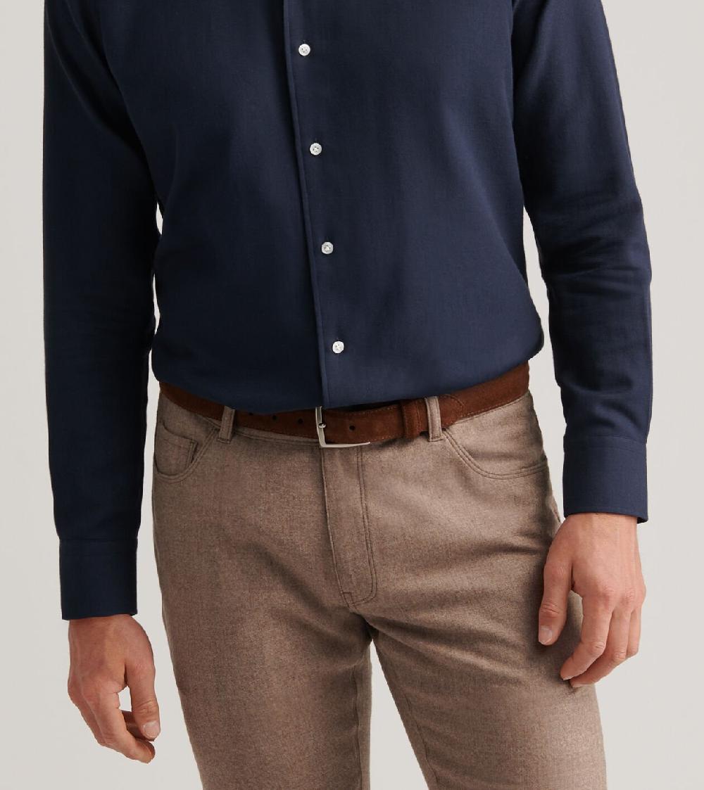 Peter Millar Excursionist Suede Belt WALNUT