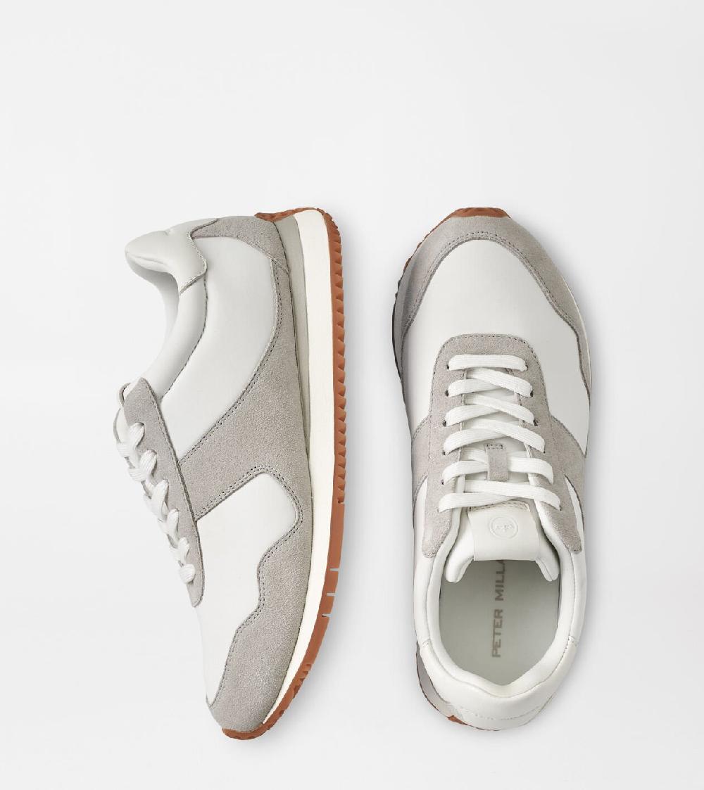 peter millar Flora Day Runner British Grey/ White