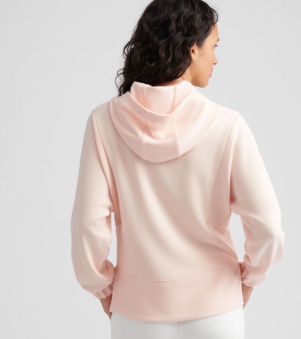 Peter Millar Flora Knit Hoodie ROSEWATER