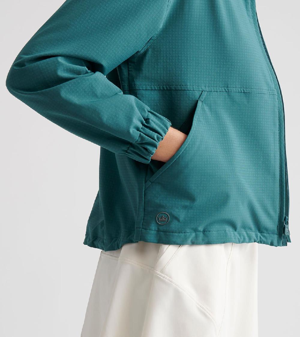 Peter Millar Gust Full-Zip Windbreaker DEEP JADE