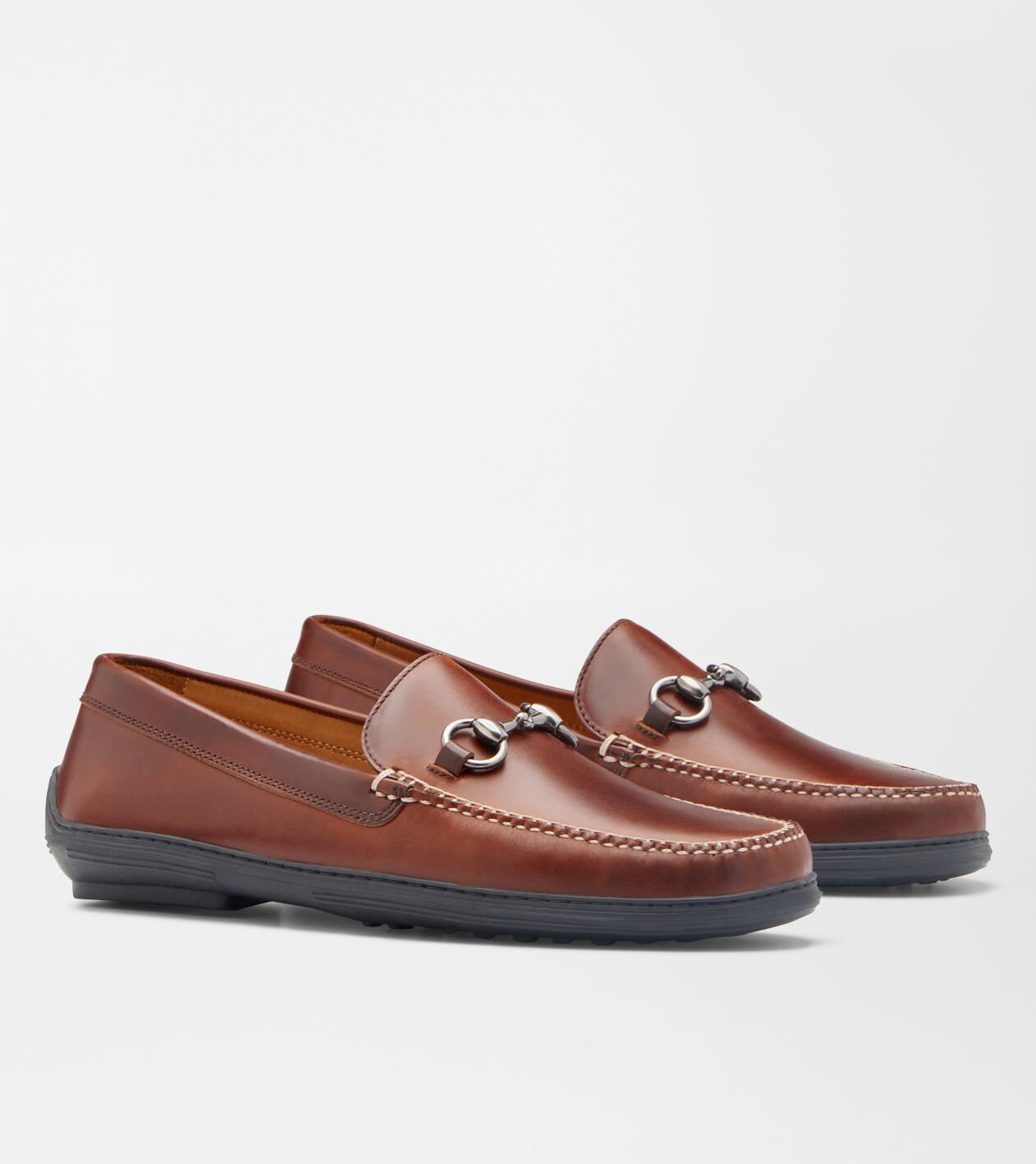 Peter Millar Kiely Driving Moccasin Whiskey