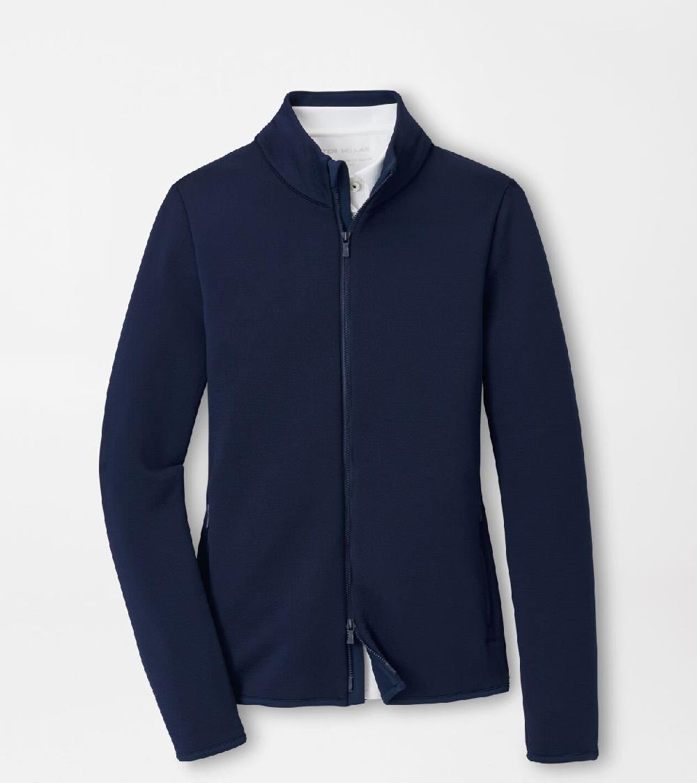 peter millar Lumi-Knit Midweight Full-Zip Navy