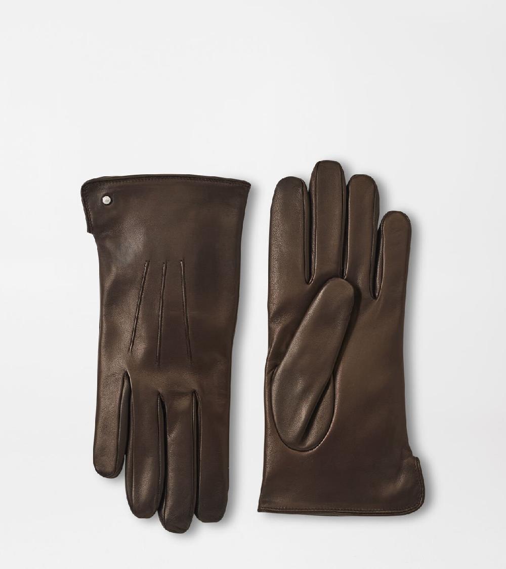 peter millar Madison Nappa Glove Chocolate