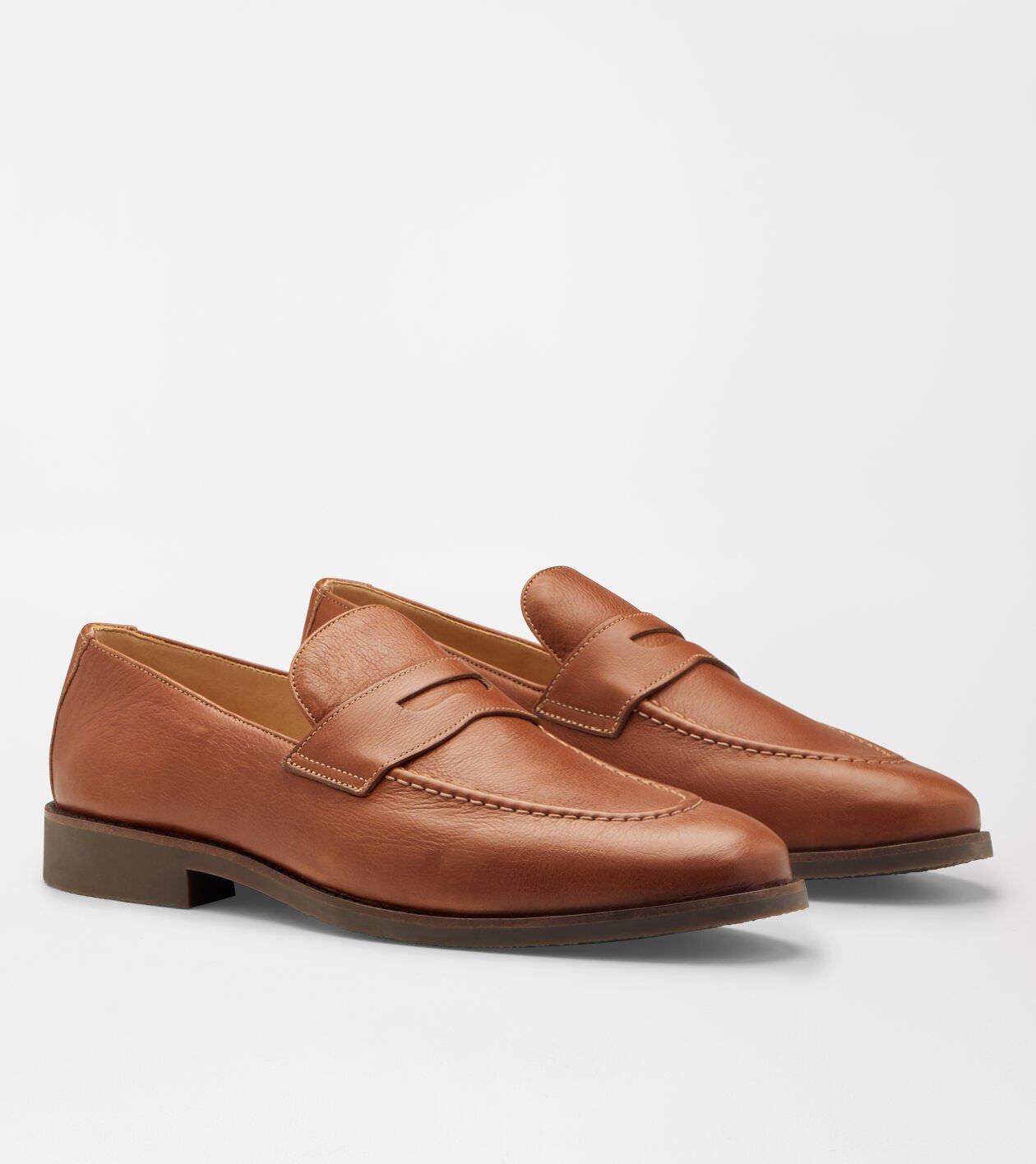 Peter Millar Madison Penny Loafer Cognac