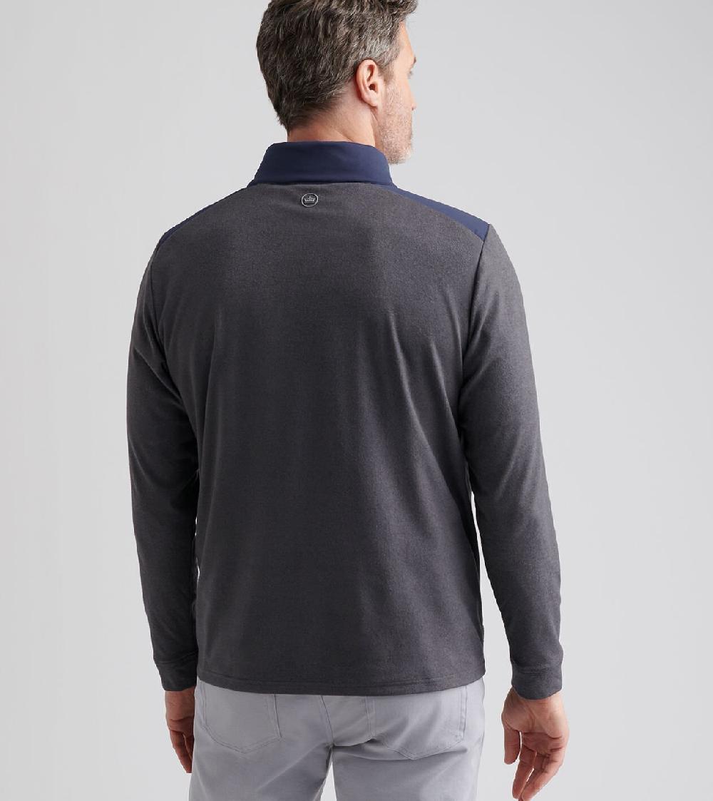 Peter Millar Merge Hybrid Fleece Jacket Navy