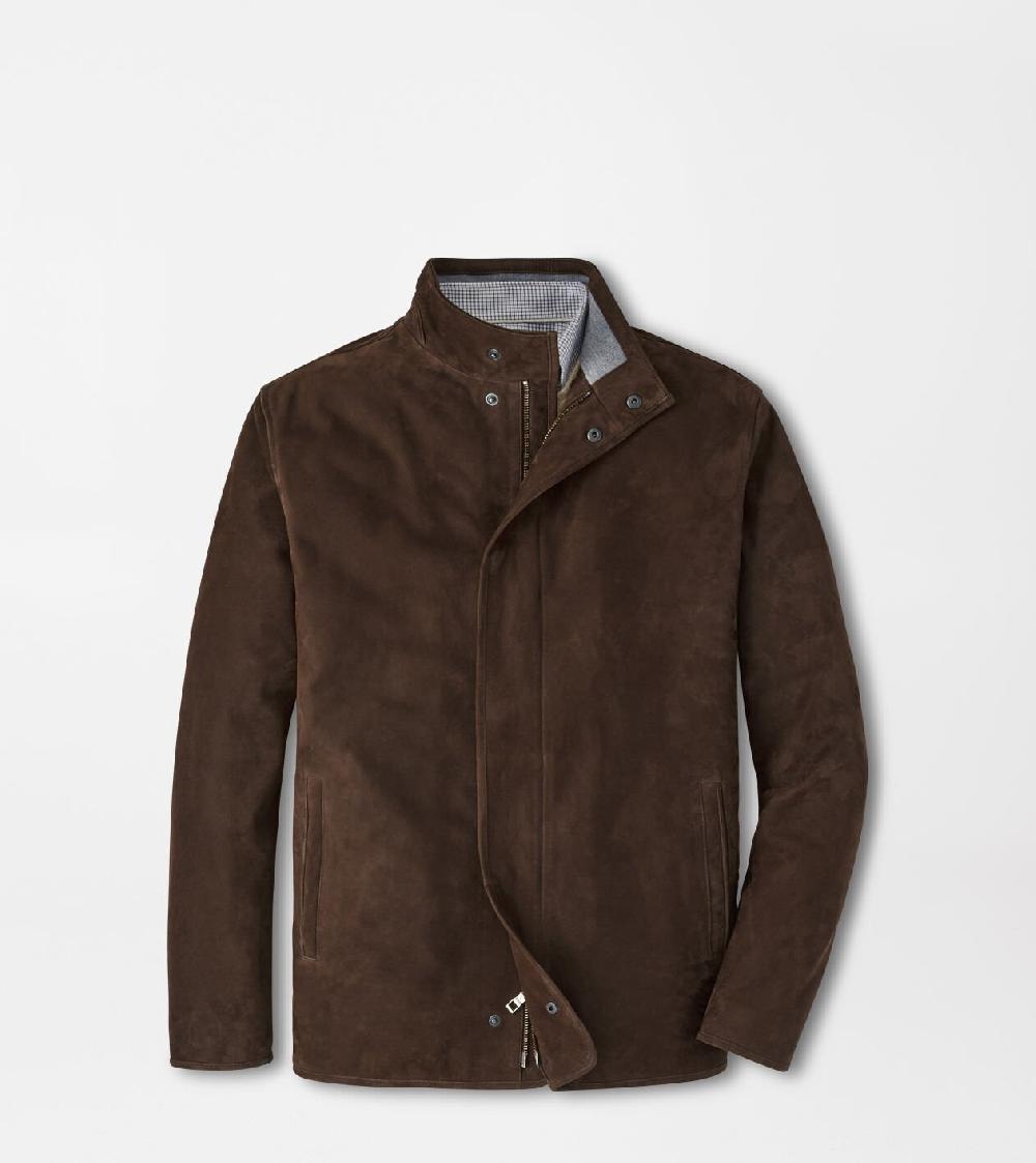 peter millar Norwalk Nubuck Coat Espresso