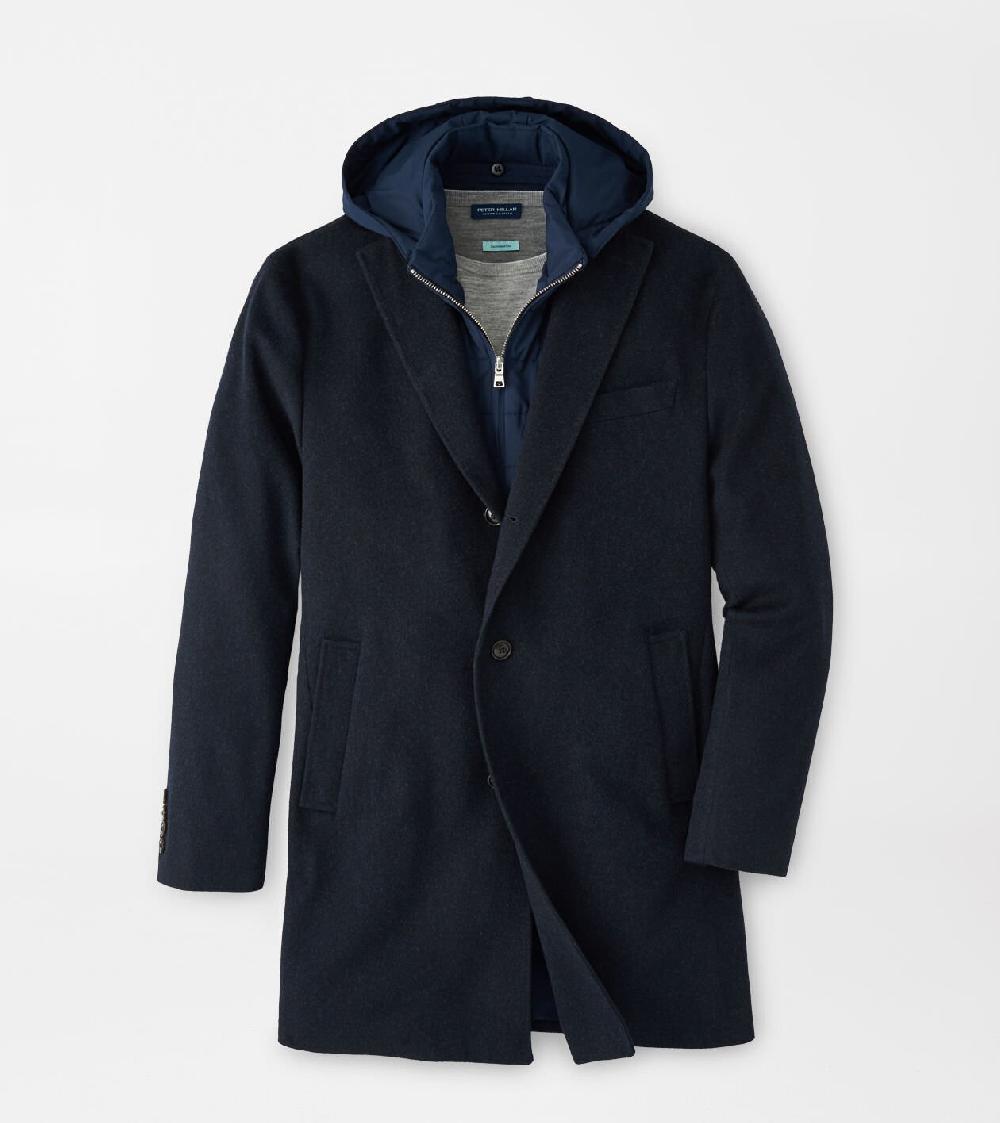 peter millar Oxford City Coat Navy