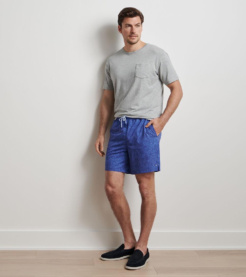 Peter Millar Paloma Swim Trunk Ocean Blue