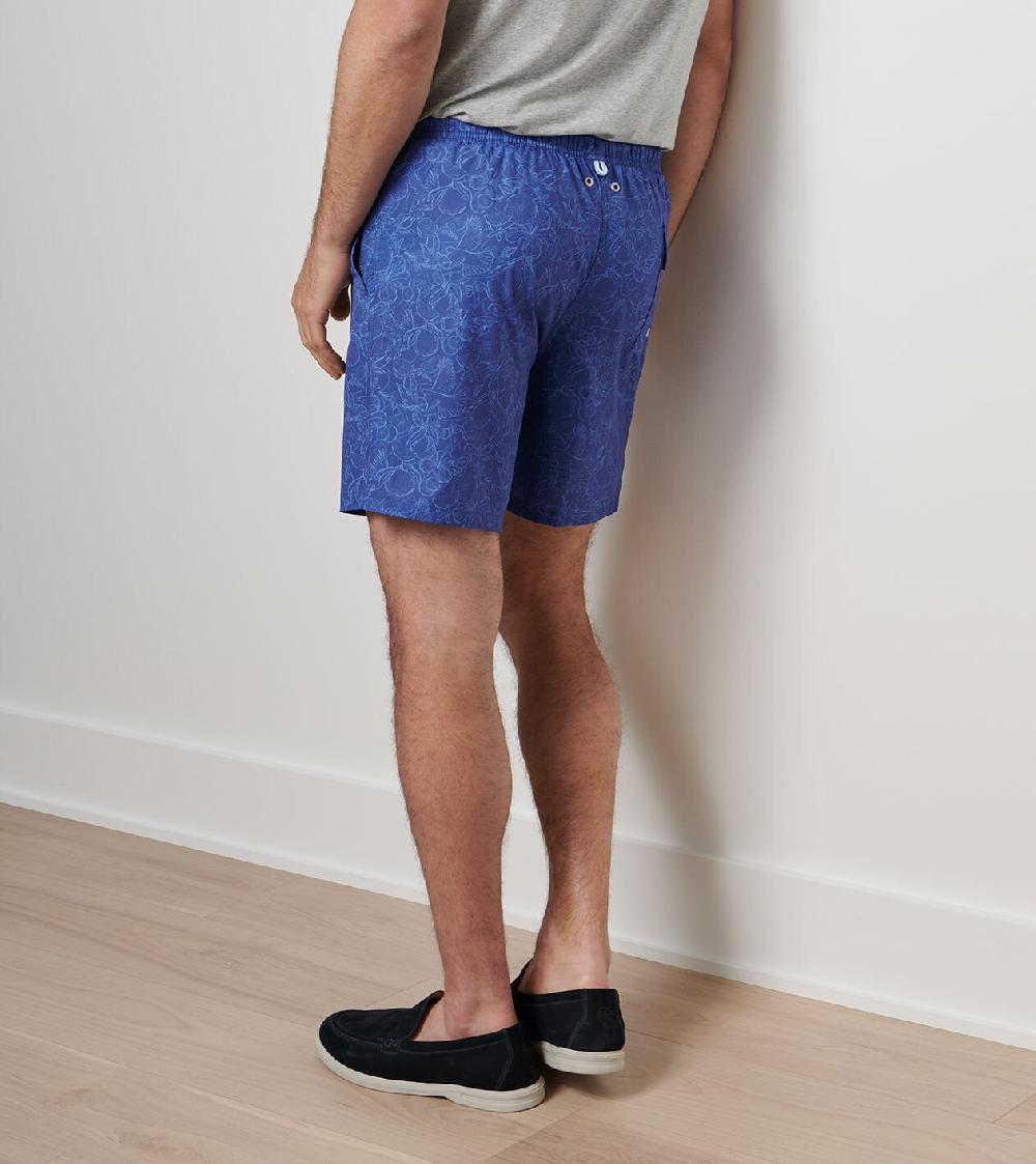 Peter Millar Paloma Swim Trunk Ocean Blue