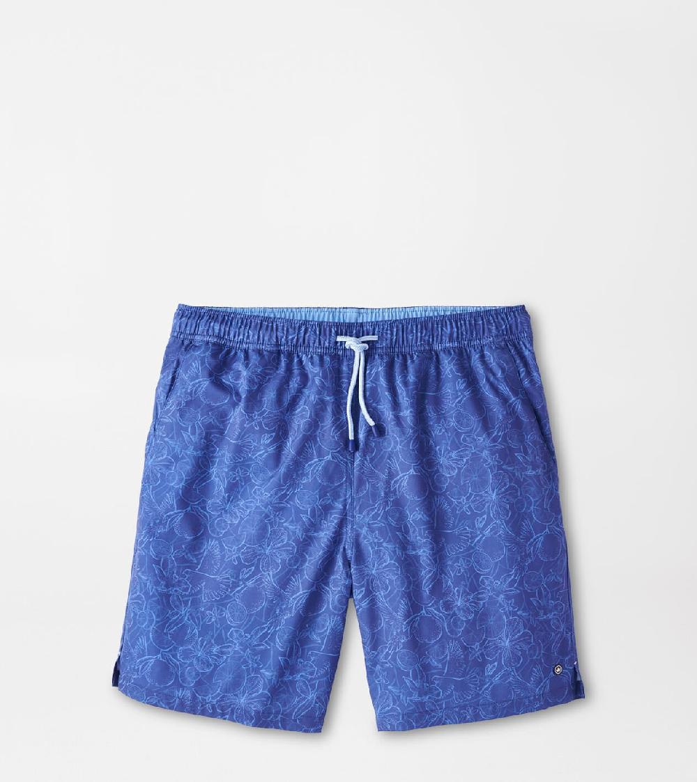 peter millar Paloma Swim Trunk Ocean Blue