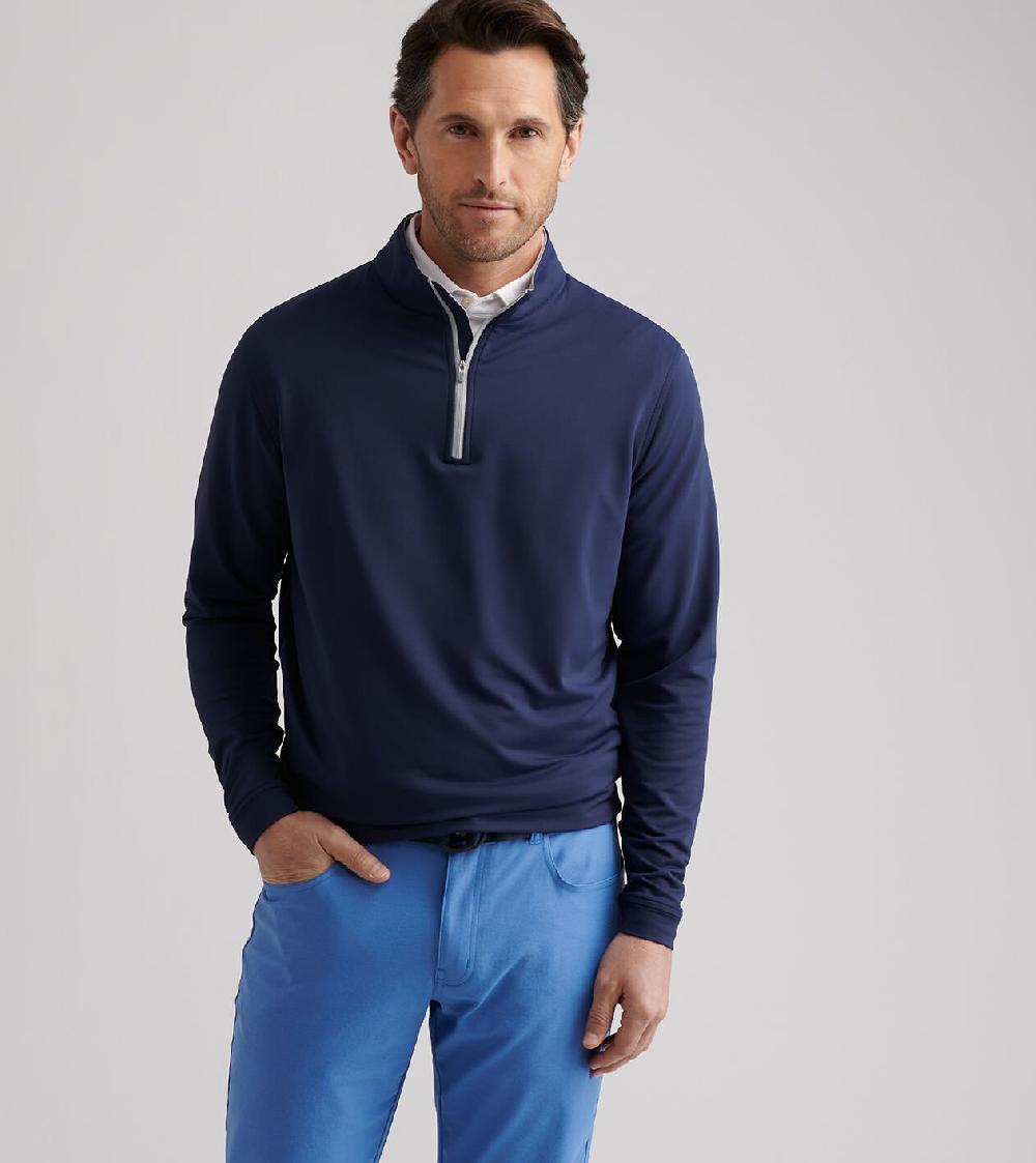 Peter Millar Perth Performance Quarter-Zip Navy