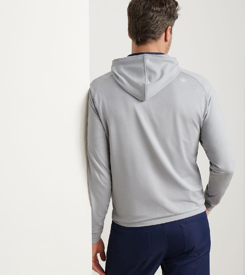 Peter Millar Pine Performance Hoodie Gale Grey