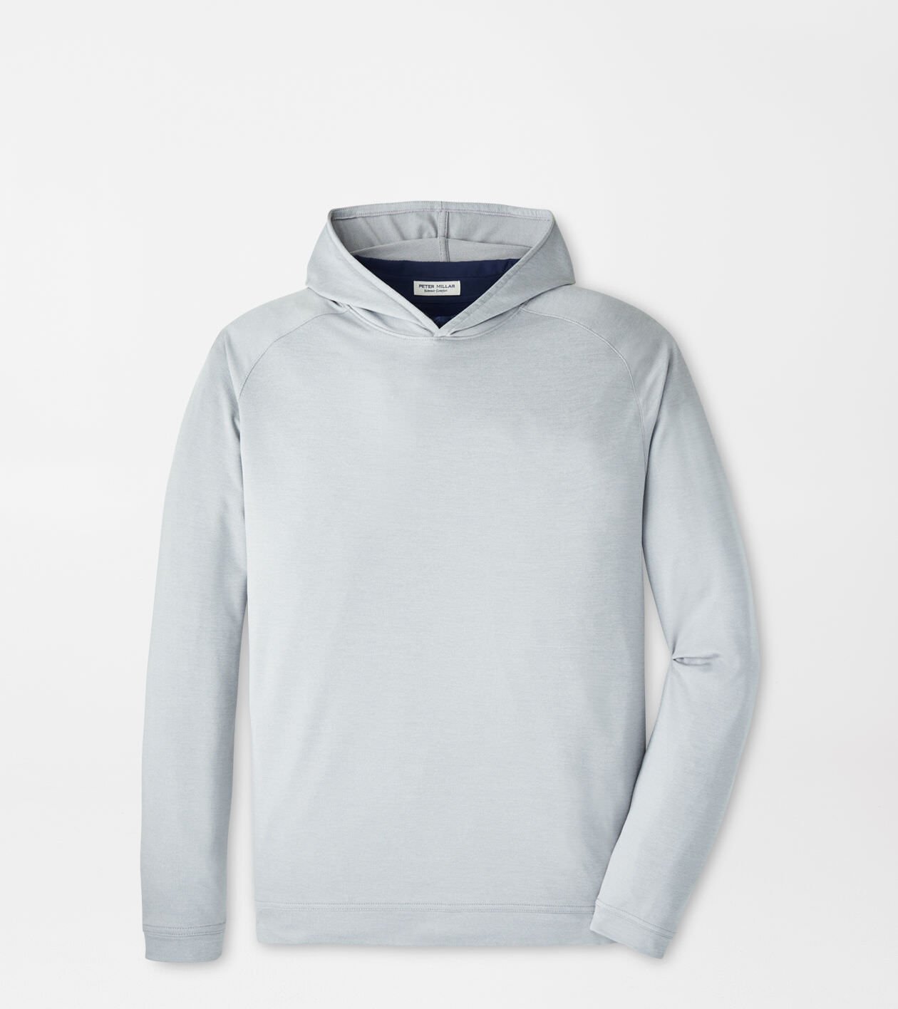 peter millar Pine Performance Hoodie Gale Grey