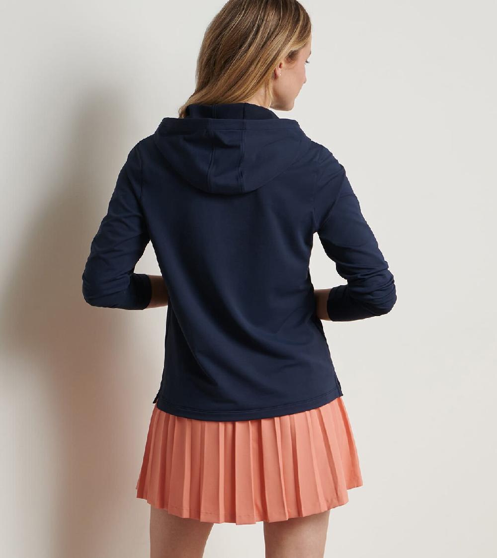 Peter Millar Pine Performance Hoodie Navy