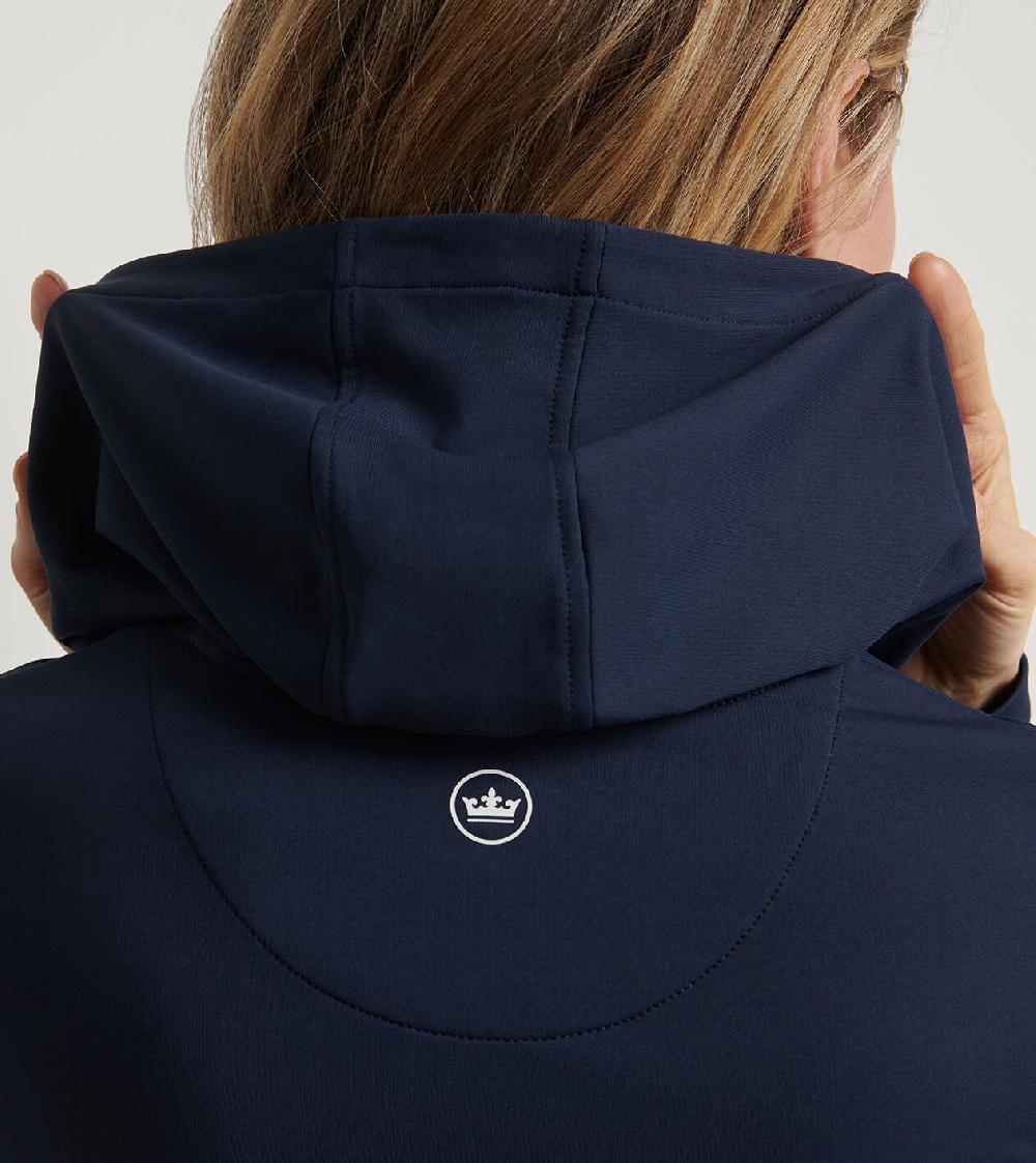 Peter Millar Pine Performance Hoodie Navy