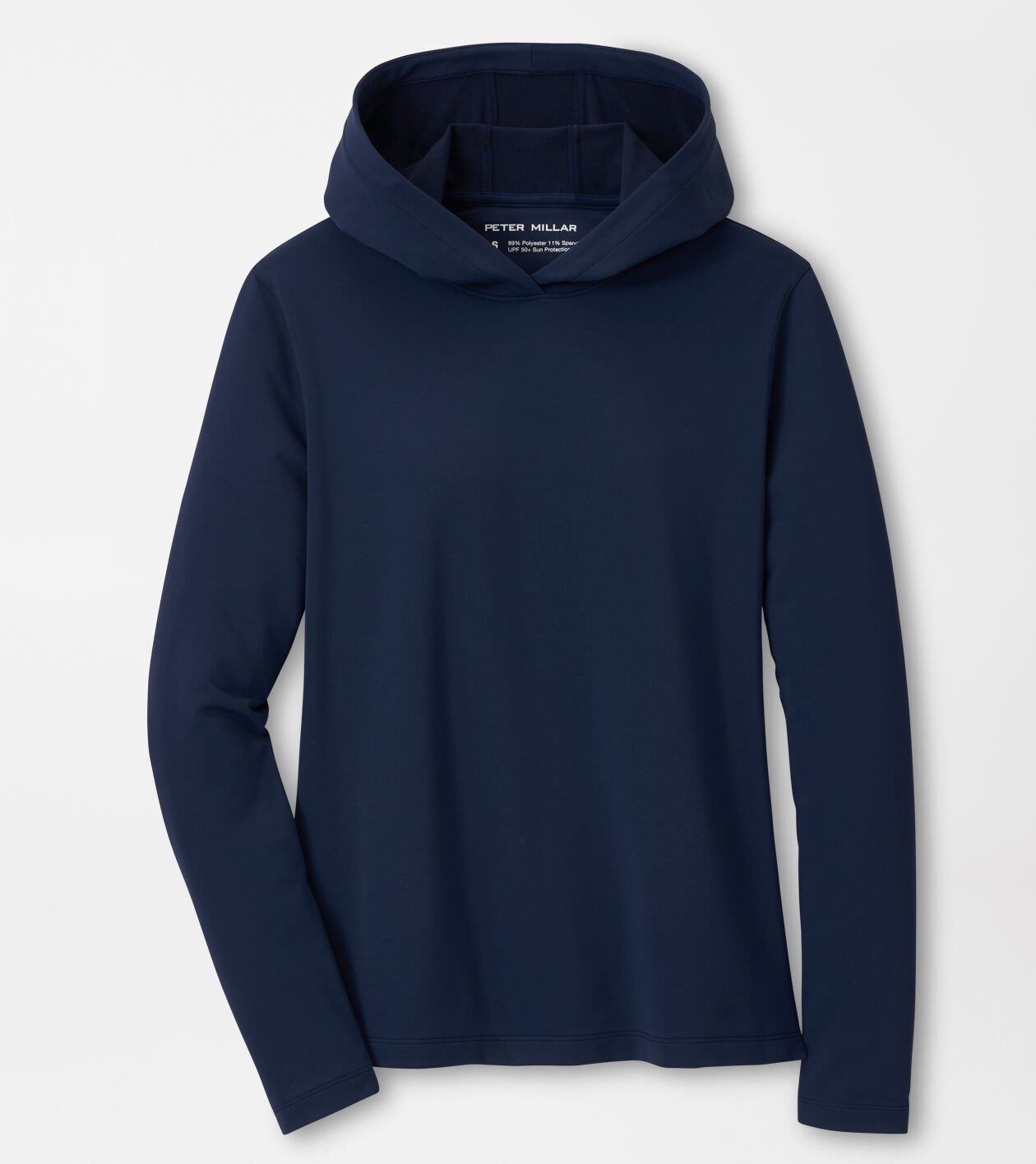 peter millar Pine Performance Hoodie Navy
