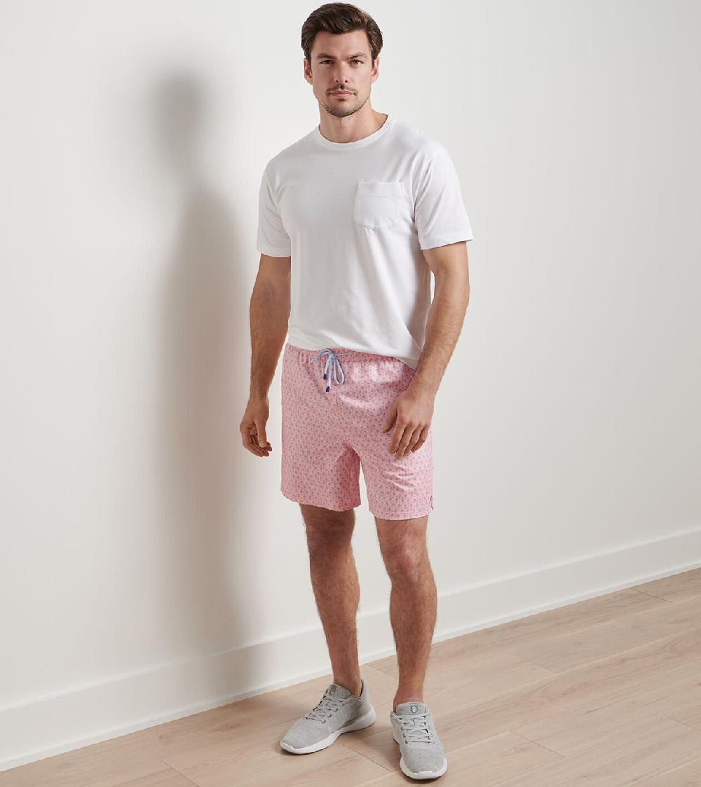 Peter Millar Pineapple Slice Swim Trunk Watermelon