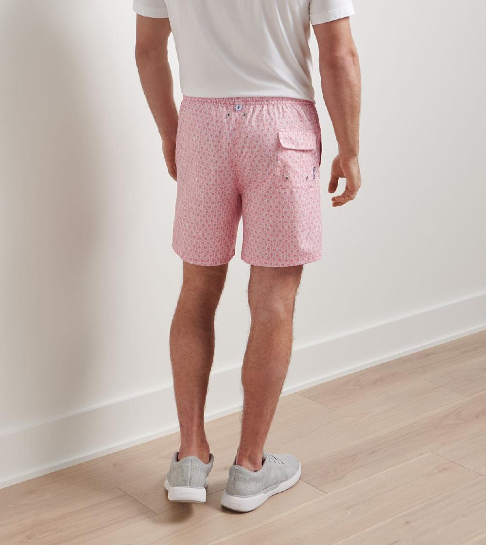 Peter Millar Pineapple Slice Swim Trunk Watermelon