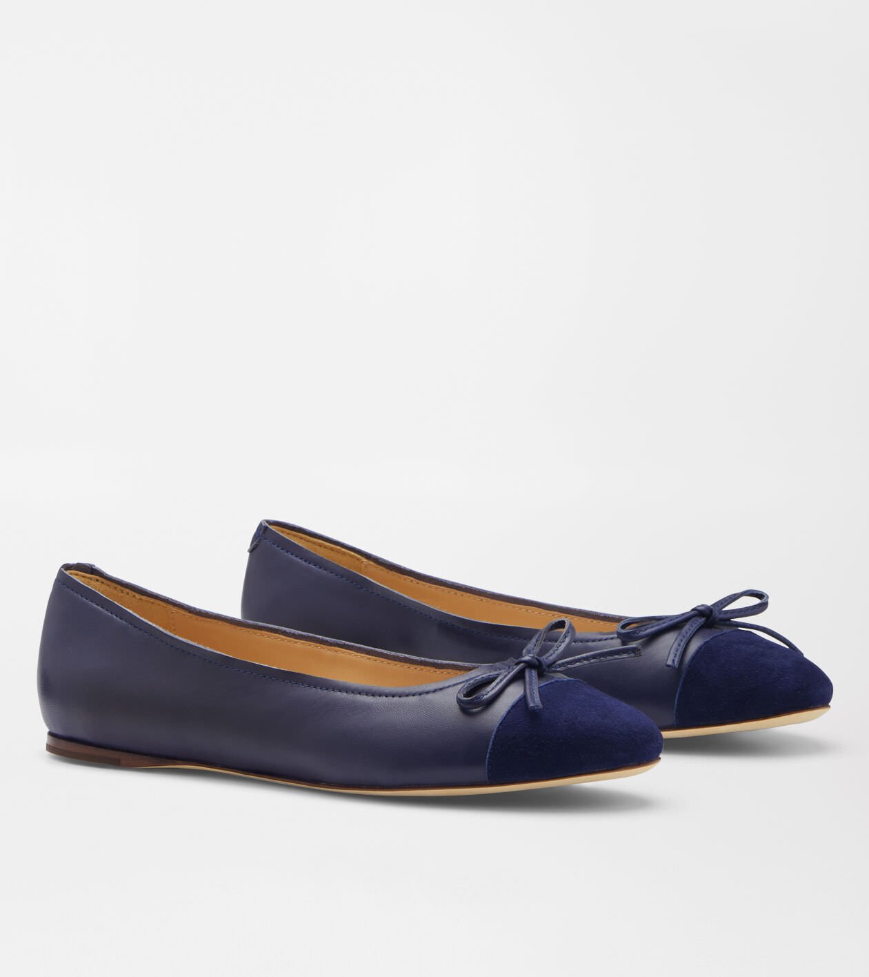 Peter Millar Promenade Ballet Flat Navy