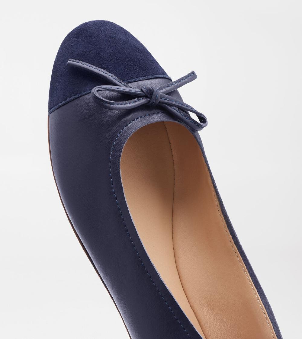 Peter Millar Promenade Ballet Flat Navy