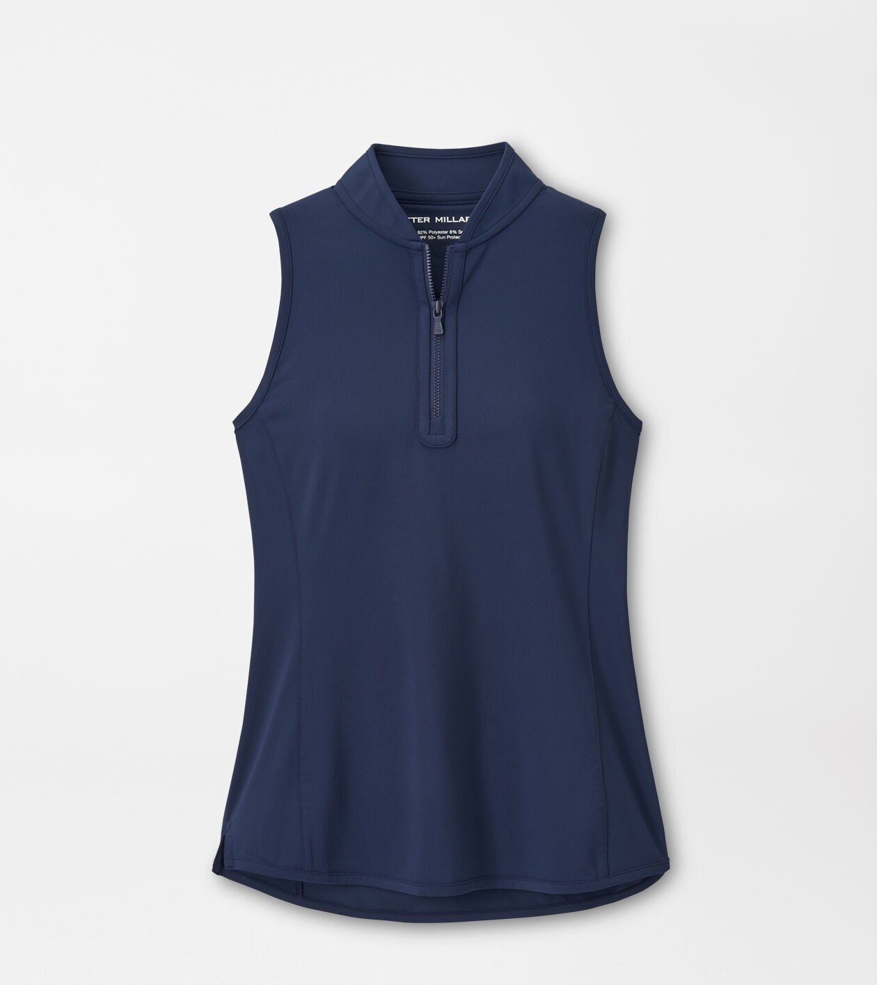 peter millar Shirley Sleeveless Zip Polo Navy
