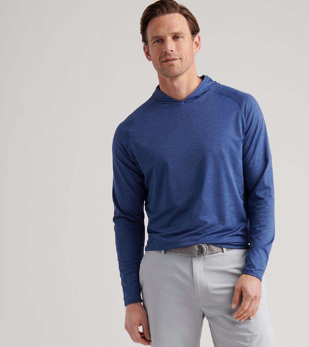 Peter Millar Stealth Performance Hoodie Navy