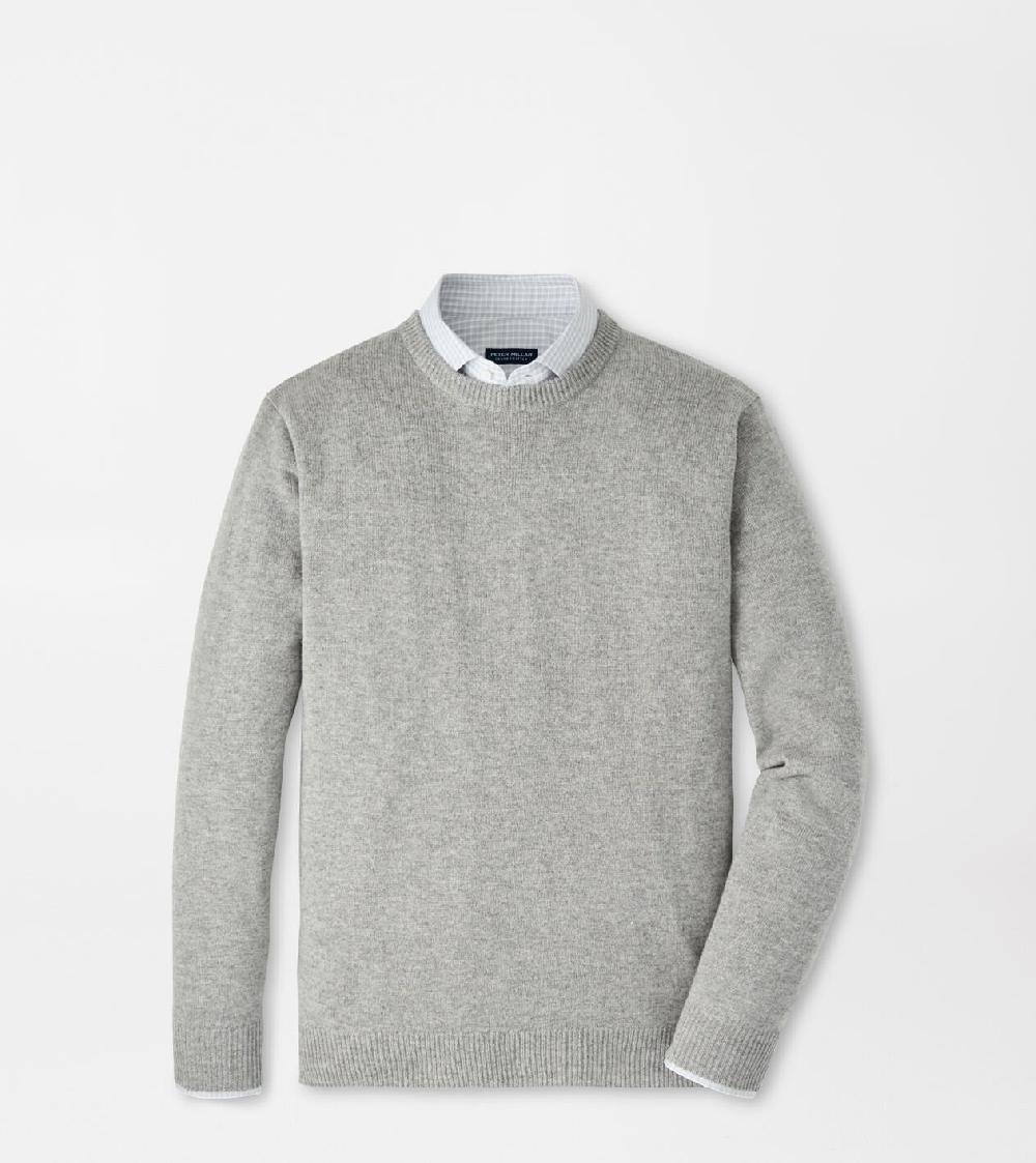 peter millar Stokes Crewneck Sweater Gale Grey