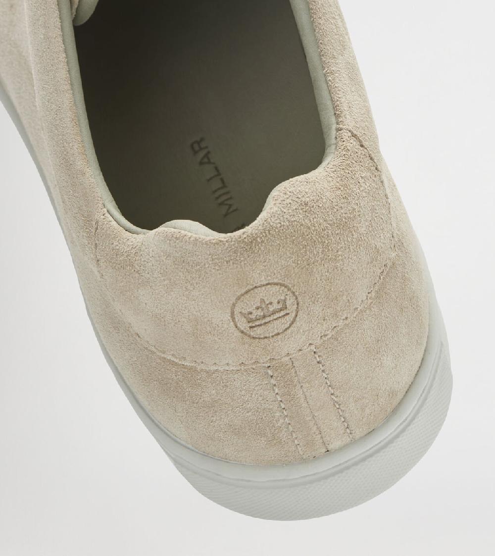 Peter Millar Vantage Lite Suede Sneaker Beige