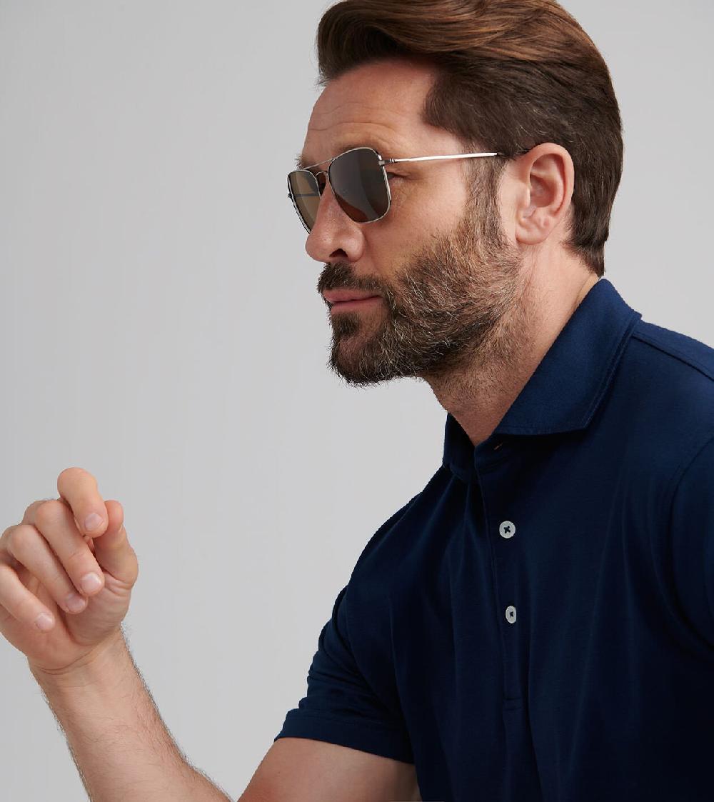 Peter Millar Voyager Sunglasses Nickel