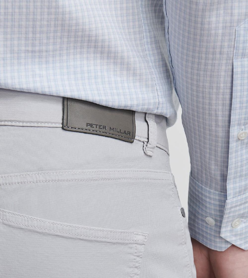 Peter Millar Wayfare Five-Pocket Pant Platinum