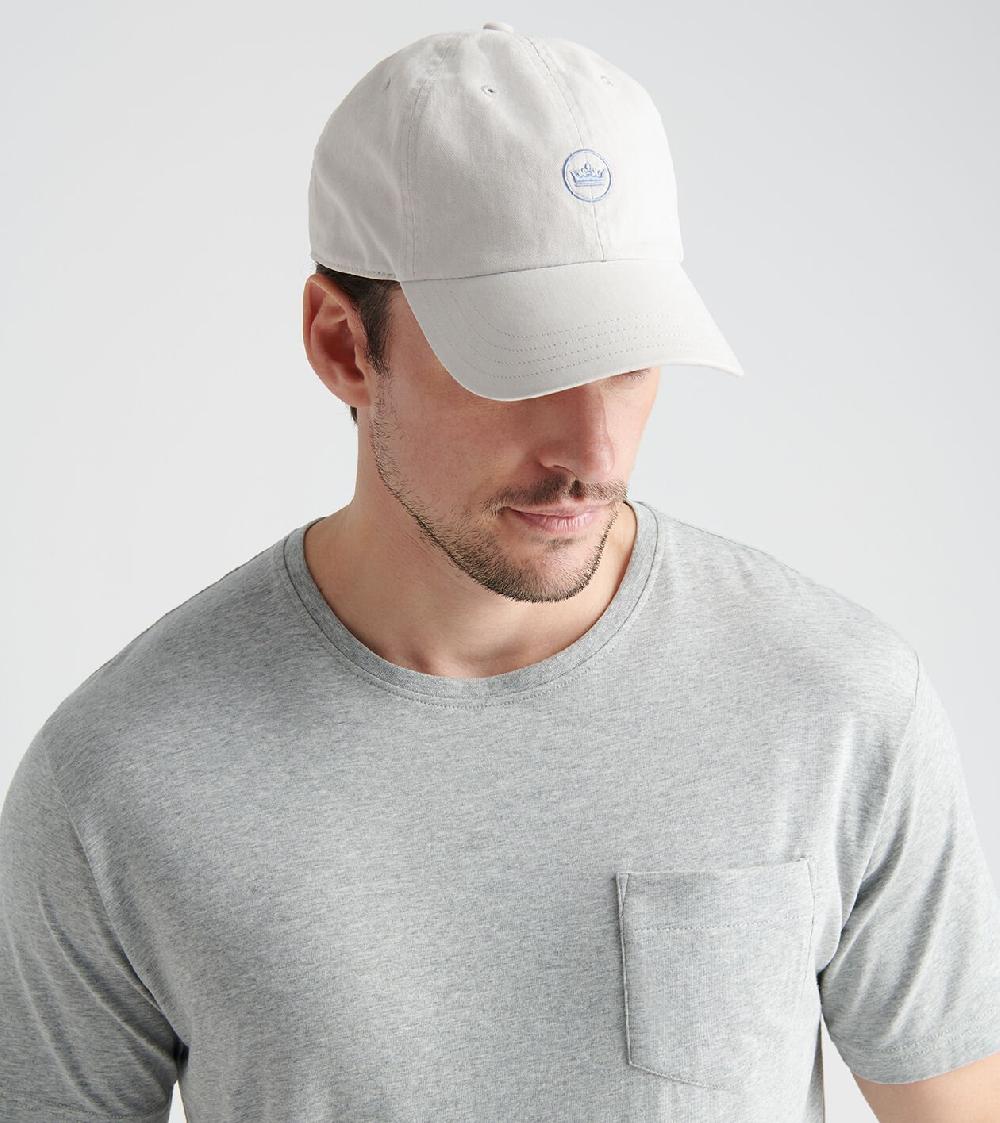 Peter Millar Whitaker Washed Twill Hat Gale Grey