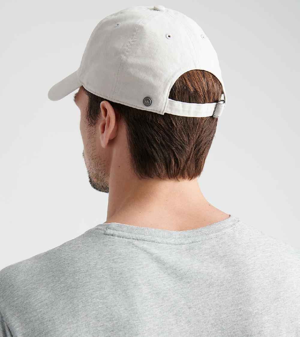 Peter Millar Whitaker Washed Twill Hat Gale Grey