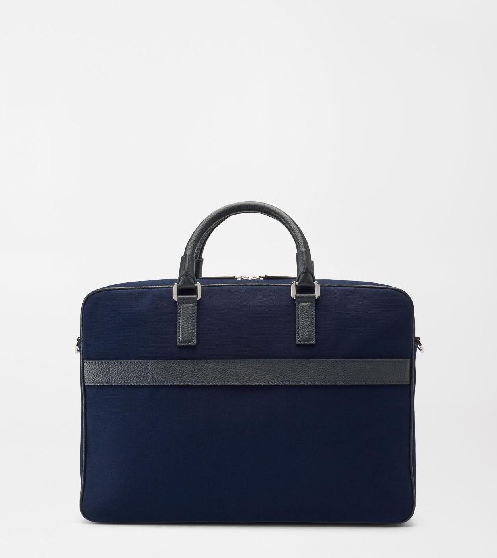 Peter Millar Peter Millar X Serapian Briefcase Navy