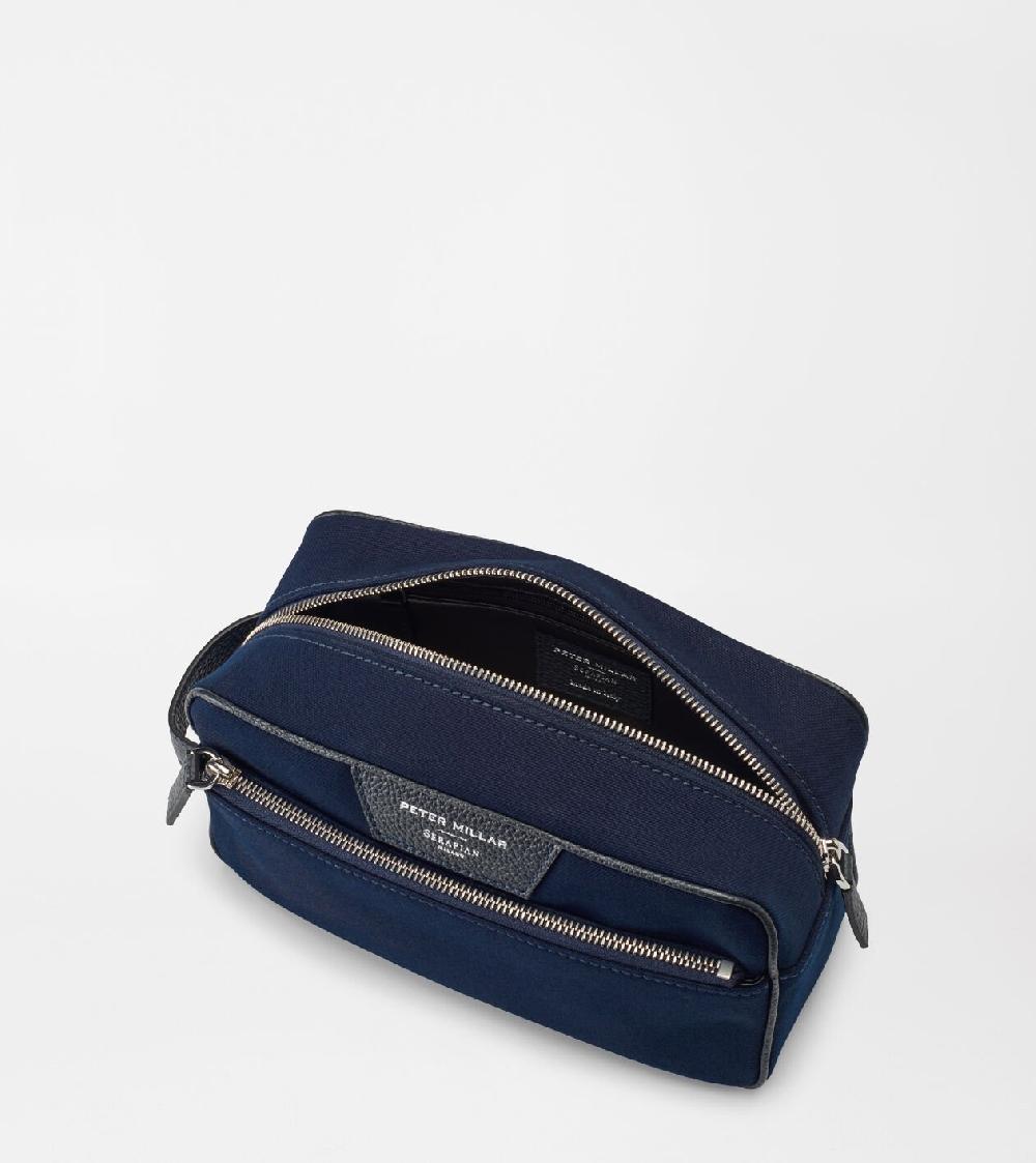 Peter Millar Peter Millar X Serapian Shave Kit Navy