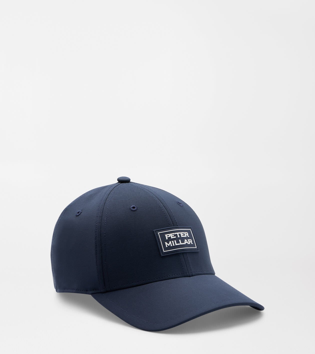 peter millar Pursuit Performance Stacked Logo Hat Navy