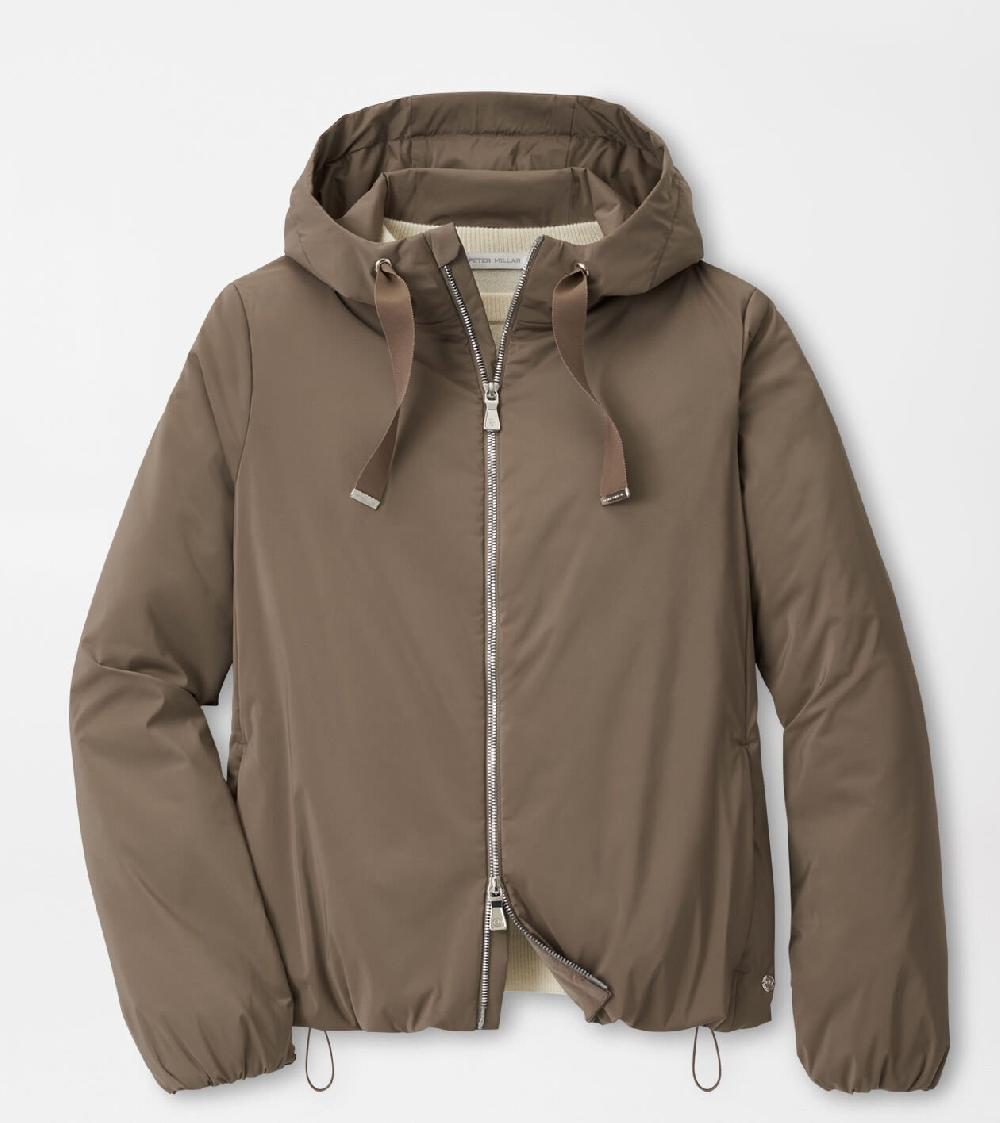 peter millar Robinson Insulated Jacket With Hood FALLEN LEAF