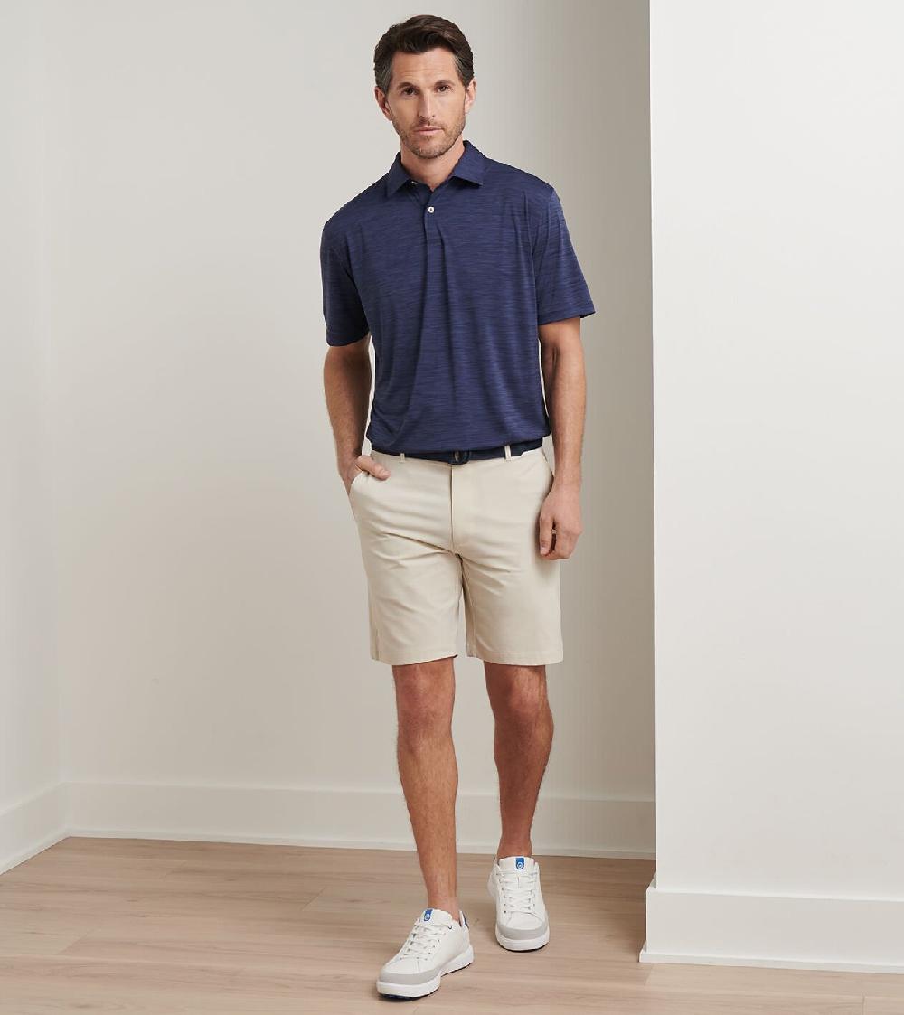 Peter Millar Shackleford Performance Hybrid Short Sand