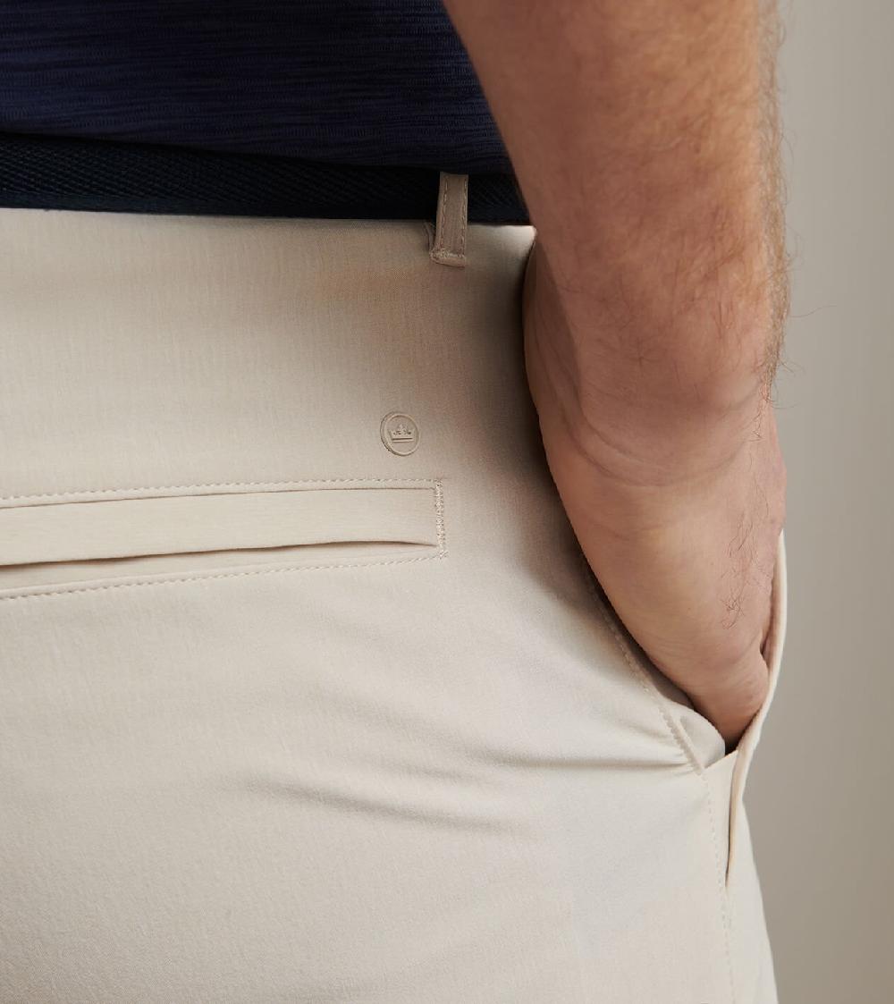 Peter Millar Shackleford Performance Hybrid Short Sand