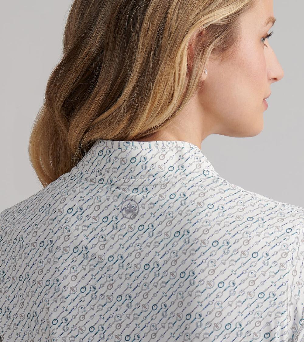 Peter Millar Social Club Lightweight Long-Sleeve Zip Sun Shirt Ivory