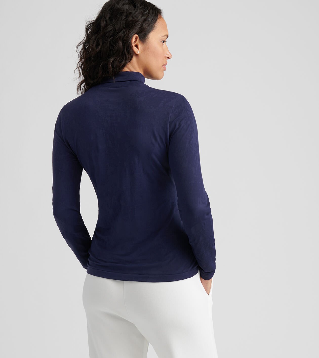 Peter Millar Stratus Baselayer Performance Turtleneck Navy