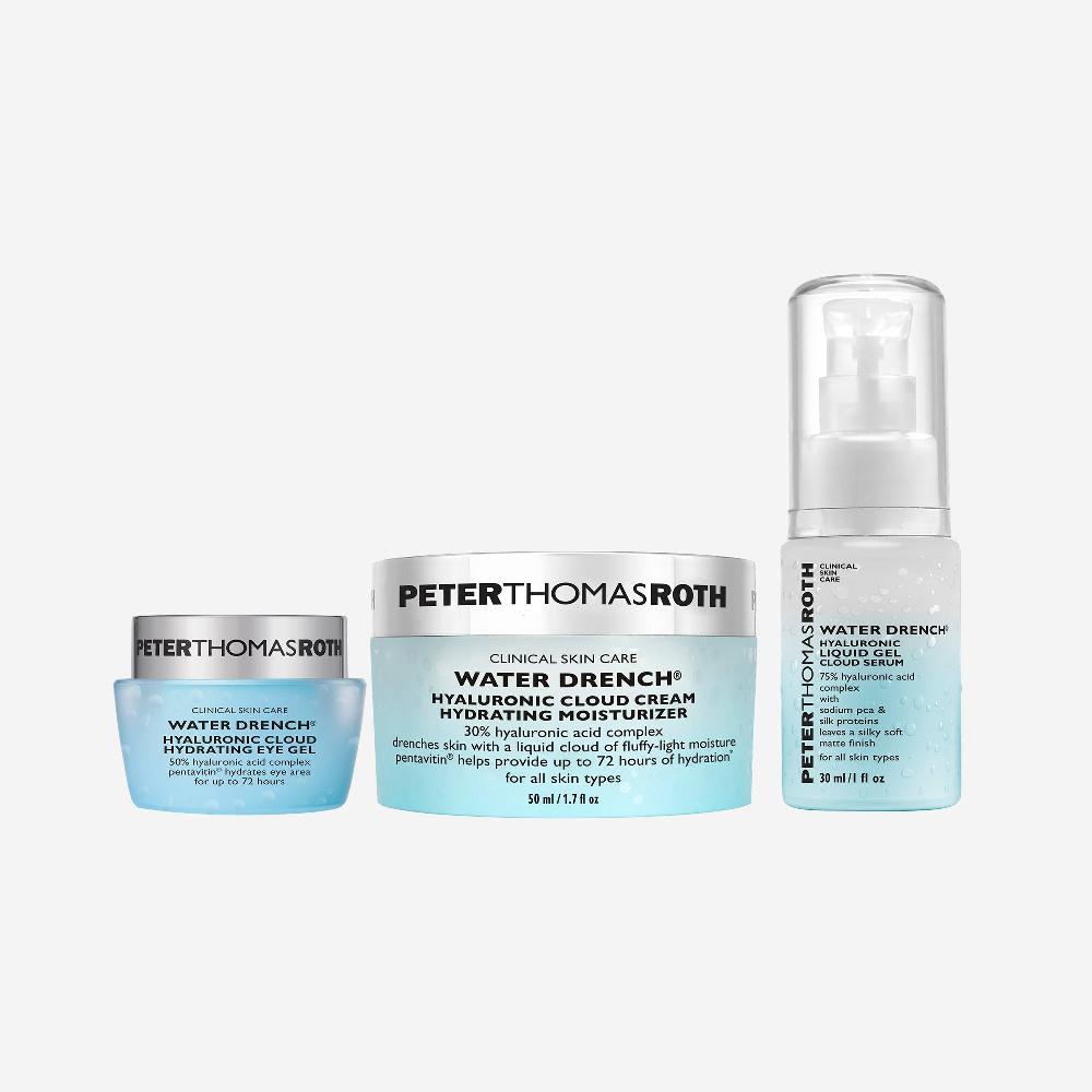 peter thomas roth Full-Size Water Drench Hyaluronic Hydrators 3-Piece Bundle