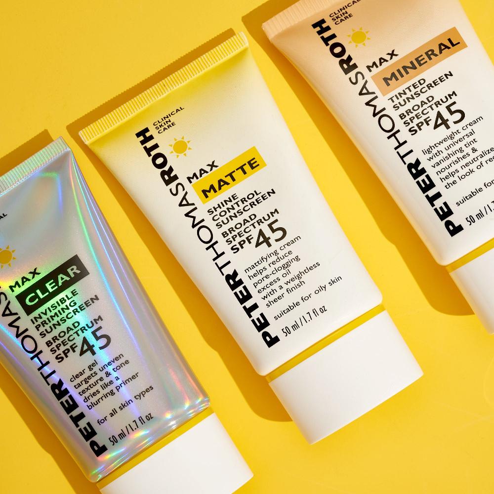Peter Thomas Roth Max Clear Invisible Priming Sunscreen Broad Spectrum SPF 45