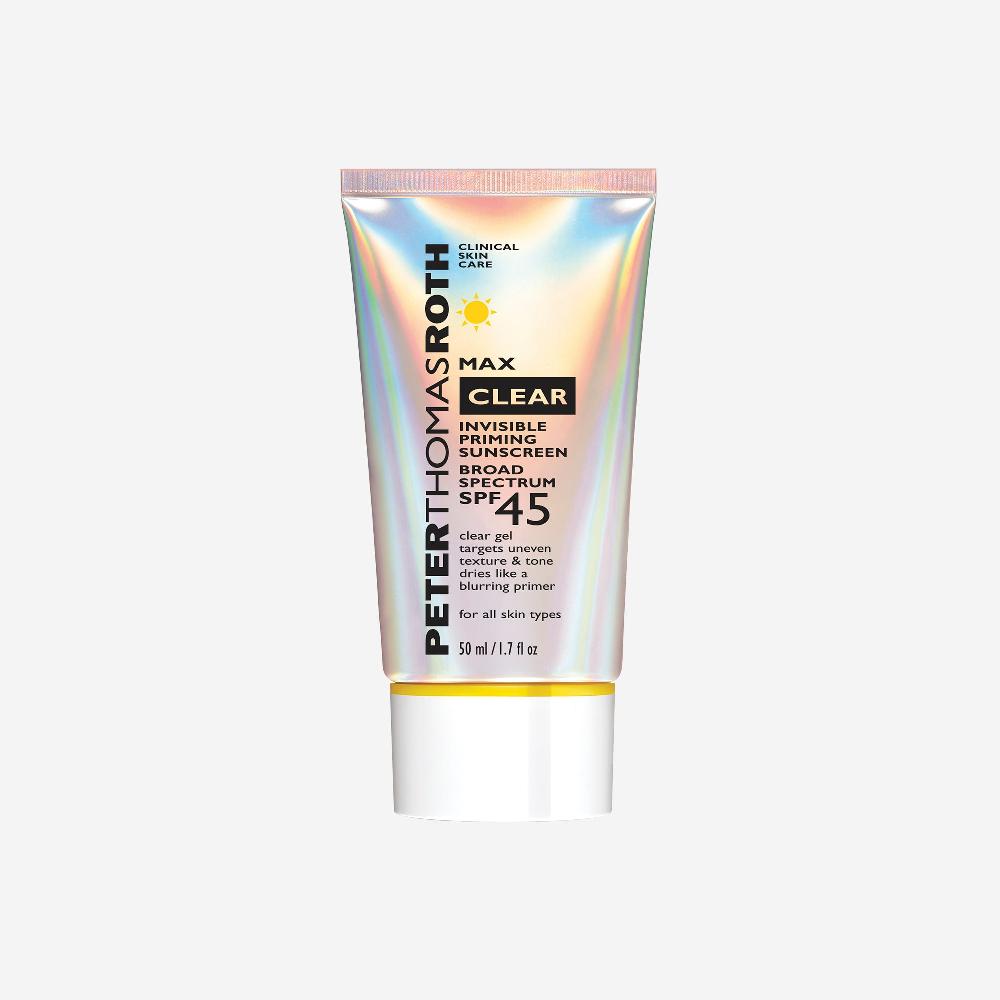 peter thomas roth Max Clear Invisible Priming Sunscreen Broad Spectrum SPF 45