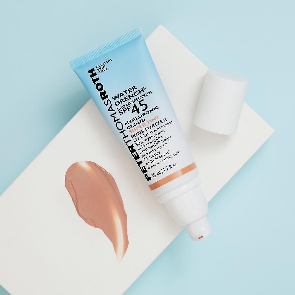 Peter Thomas Roth Water Drench Broad Spectrum SPF 45 Hyaluronic Cloud Sheer Tint Moisturizer