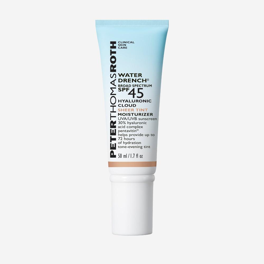 peter thomas roth Water Drench Broad Spectrum SPF 45 Hyaluronic Cloud Sheer Tint Moisturizer