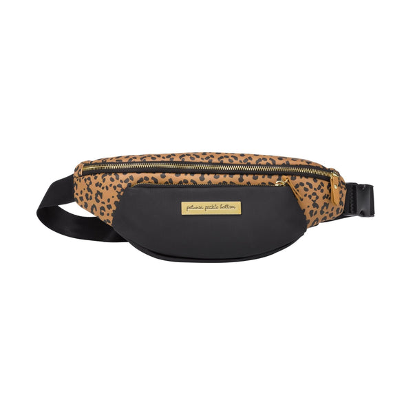 petunia pickle bottom All-Around Belt Bag in Leopard Leatherette