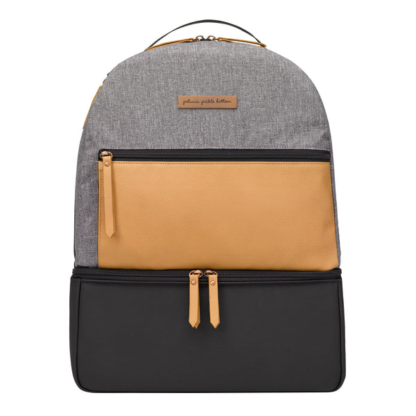 petunia pickle bottom Axis Backpack in Graphite/Camel